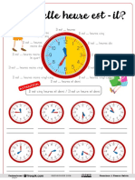 Quelle Heure Est Il Français Recursosep PDF