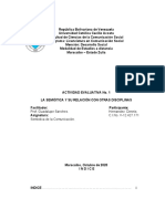 La semiótica y su relación con otras disciplinas