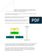 C++ Upcasting and Downcasting Guide