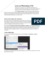 hojas de contacto y pdf