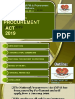 CE 352 Lecture 4 -Week 6 Project Procurement Standards in Papua New Guinea (NPC Act 2018)