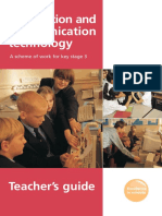 Information and Communication Technology: A Scheme of Work For Key Stage 3