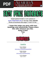 Download FAST PUNK PROMOTERS  zines by tom_west_16 SN48151196 doc pdf