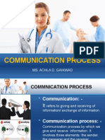 Communication Process and Factors Affecting It