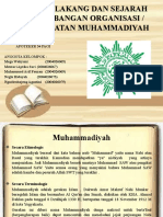 LATAR BELAKANG DAN SEJARAH BERDIRINYA MUHAMMADIYAH