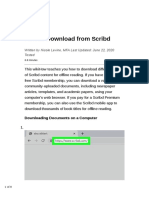 How To Download From Scribd: Written by Nicole Levine, MFA Last Updated: June 22, 2020 Tested