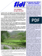 Infosidi n°21 - SIDI et CCFD-Terre Solidaire