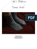 Emma - Socks - PDF Knitting Pattern