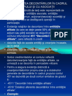 Contabilitatea Decontărilor În Cadrul Grupului Şi Cu Asociaţii