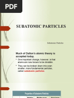 Subatomic Particles