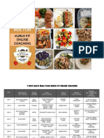 7 Days Basic Meal Plan #Kurus Fit Online Coaching PDF