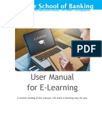 A Careful Reading of This Manual, Will Make E-Learning Easy For You