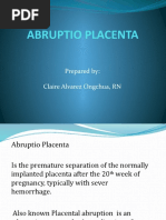 Early signs of placental abruption image
