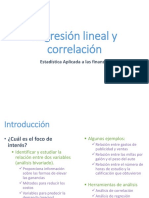 Regresion lineal y correlación