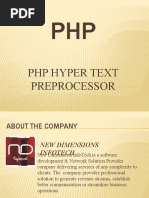 PHP Hyper Text Preprocessor