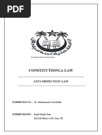 Anti Defection Law