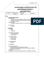 TEMA 17 (I) - Antiparasitarios y Antisépticos PDF
