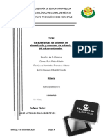 Equipo 10 - 1.6 Características de la fuente de alimentación y consumo de potencia del microcontrolador.docx