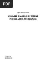 Download WIRELESS CHARGING OF MOBILE PHONES USING MICROWAVES by kva_ramya SN48153122 doc pdf