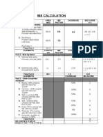 Ibs Calculation