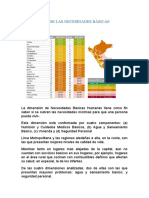 Dimensiones de Las Necesidades Básicas Humanas