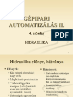 GÉPIPARI AUTOMATIZÁLÁS II - 4e - Hidr - Sziv