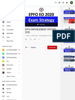 EPFO ENFORCEMENT OFFICER 2020 - YouTube