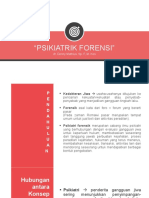 "Psikiatrik Forensi": Dr. Denny Mathius, Sp. F, M. Kes