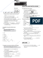 Vocabulary Worksheet: Surveillance Collective and Partitive Nouns