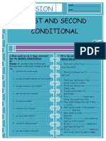 1st and 2nd Conditional Exercises PDF