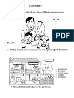 Worksheet: 1. Completați Spațiile Cu Literele Care Lipsesc: (Fill in The Missing Letters)