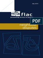 Neighbour Disputes: July 2015