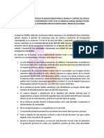 Protocolo de Bioseguridad para El Manejo y Control Del Riesgo de La Enfermedad COVID 19 de La Empresa CAMINA Word PDF