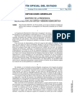 Decreto de declaración del estado de alarma.