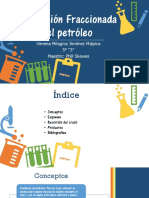 Destilacion Fraccionada Del Petróleo