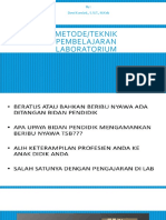 Pertemuan 2 Metode Pembelajaran Di Laboratorium