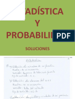 1º eso Estadística y probabilidad Soluciones