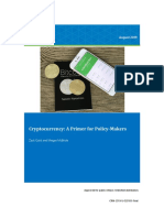 Cryptocurrency: A Primer For Policy-Makers: August 2019