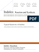 Indoles:: Reaction and Synthesis