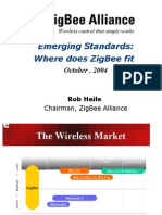Emerging Standards: Where Does Zigbee Fit: October, 2004