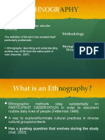 ETHNOGRAPHY