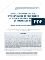 Simulation investigation of the dynamics of the process of sudden obstacle avoiding by a motor vehicle.pdf