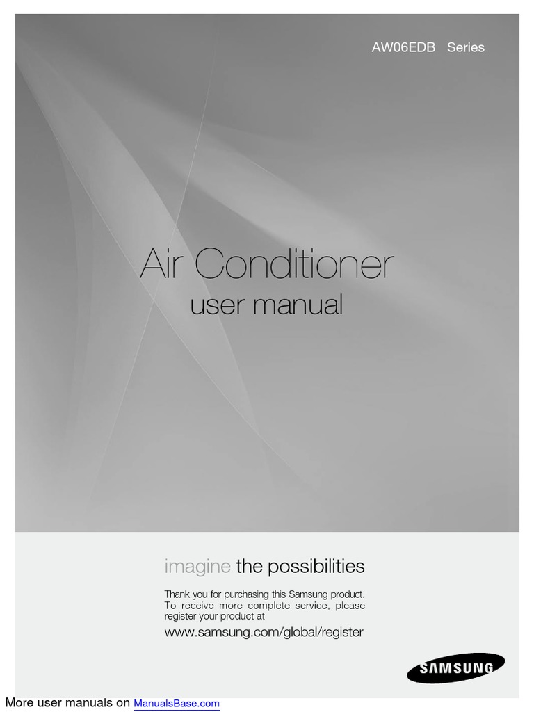 Air Conditioner: User Manual | PDF | Air Conditioning | Ac Power Plugs ...