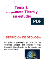 Geología y origen del sistema solar