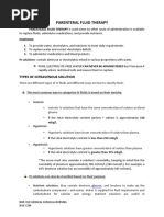 Types and Uses of IV Fluids | PDF | Intravenous Therapy | Dehydration