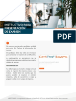 Instructivo para Presentacion de Examen PDF