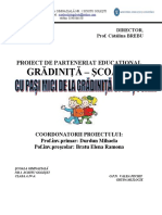 Proiectdeparteneriat 2020-2021 Gradinita - Scoala Clasa A IV-a