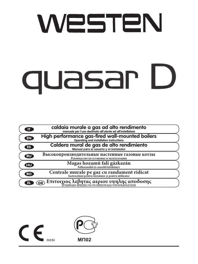 Western Quasar 24 F User Manual