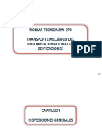 Ascensores COMPARATIVO NORMA PERUANA PDF