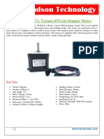 Handson Technology: 17HS4401S 1.7A Torque:43N.cm Stepper Motor